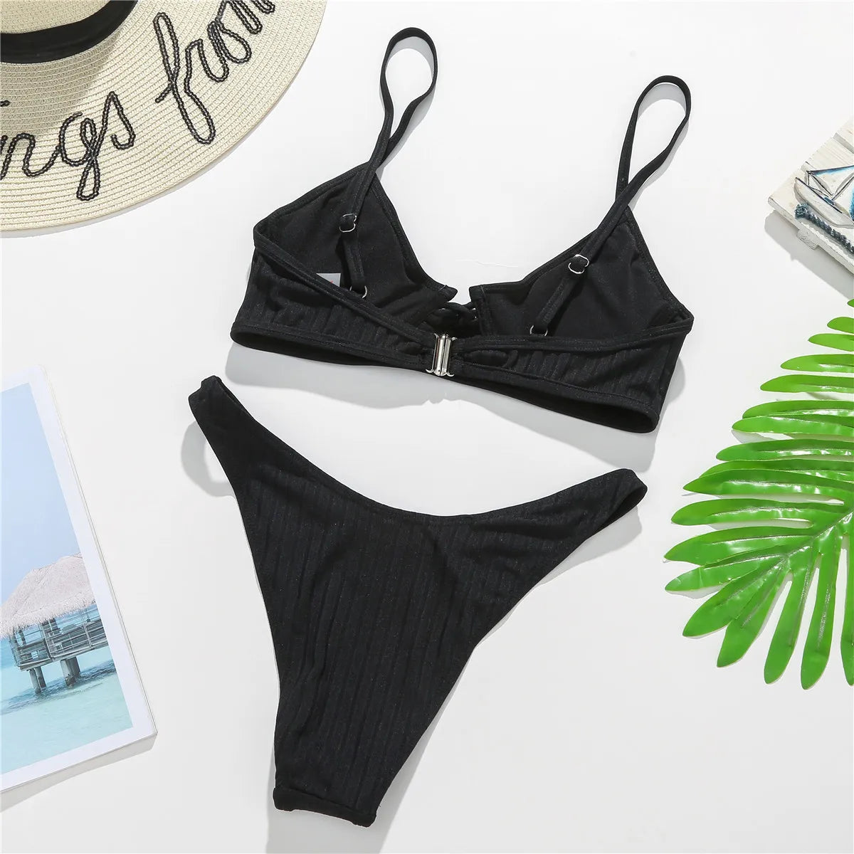 Swimsuit European and American style new steel tray gathers bikini swimsuit