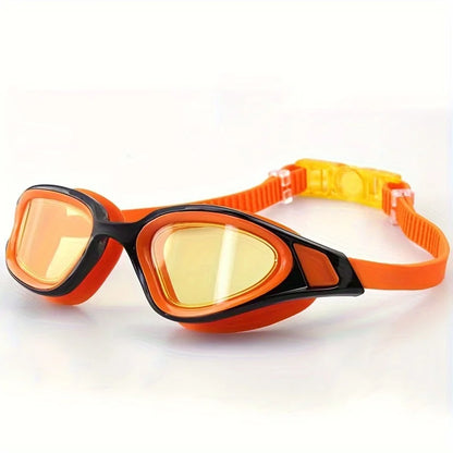 Swimming Goggles High Definition Goggles Large Frame Training Equipment Swim Goggles Men Adult