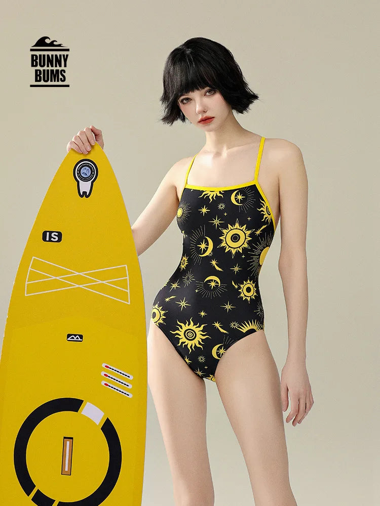 Multicolours Bunny Bum Women Swimwear One Piece Professional Swimsuits