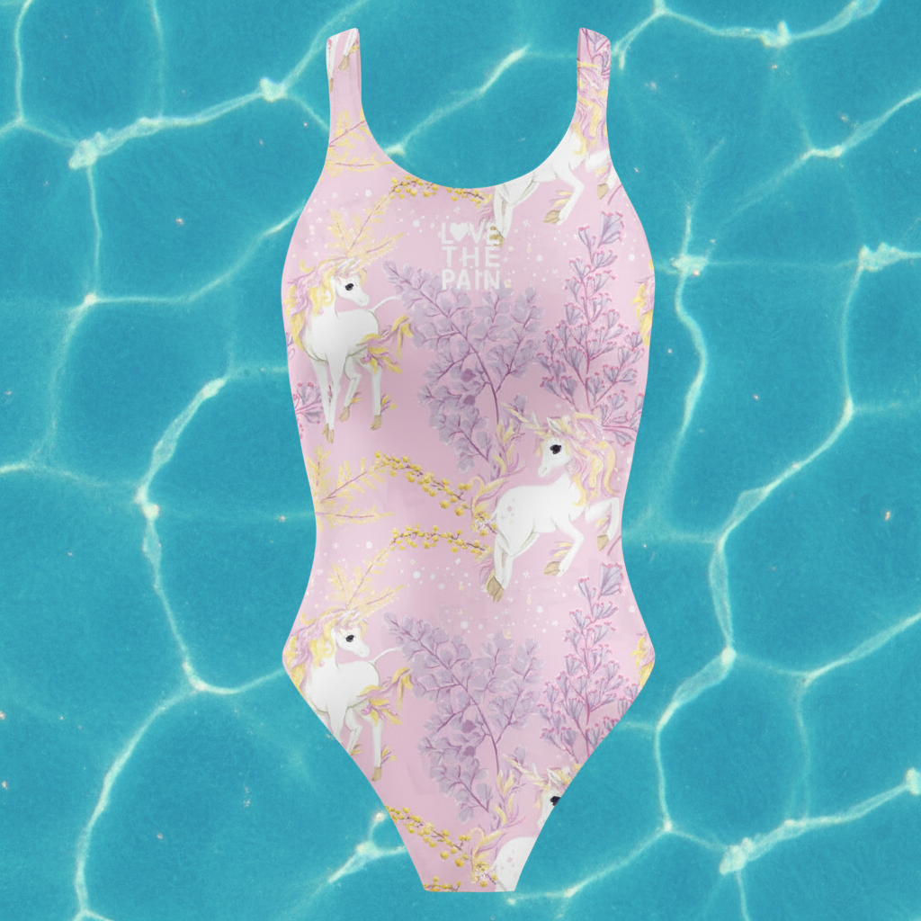 Unicorn One Piece Swimsuit Women Swimwear Bathing Suit Swim Suit Beach Wear Bodysuit