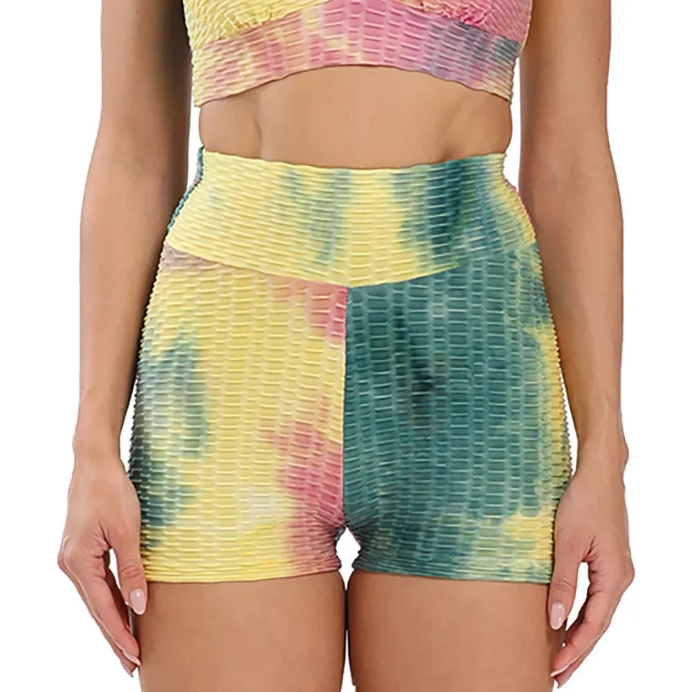 Gym Shorts Tie Dye Women Fitness Clothing Sporty Shorts Woman Leggings Workout Clothes Female Yoga Sports Shorts Sportswear