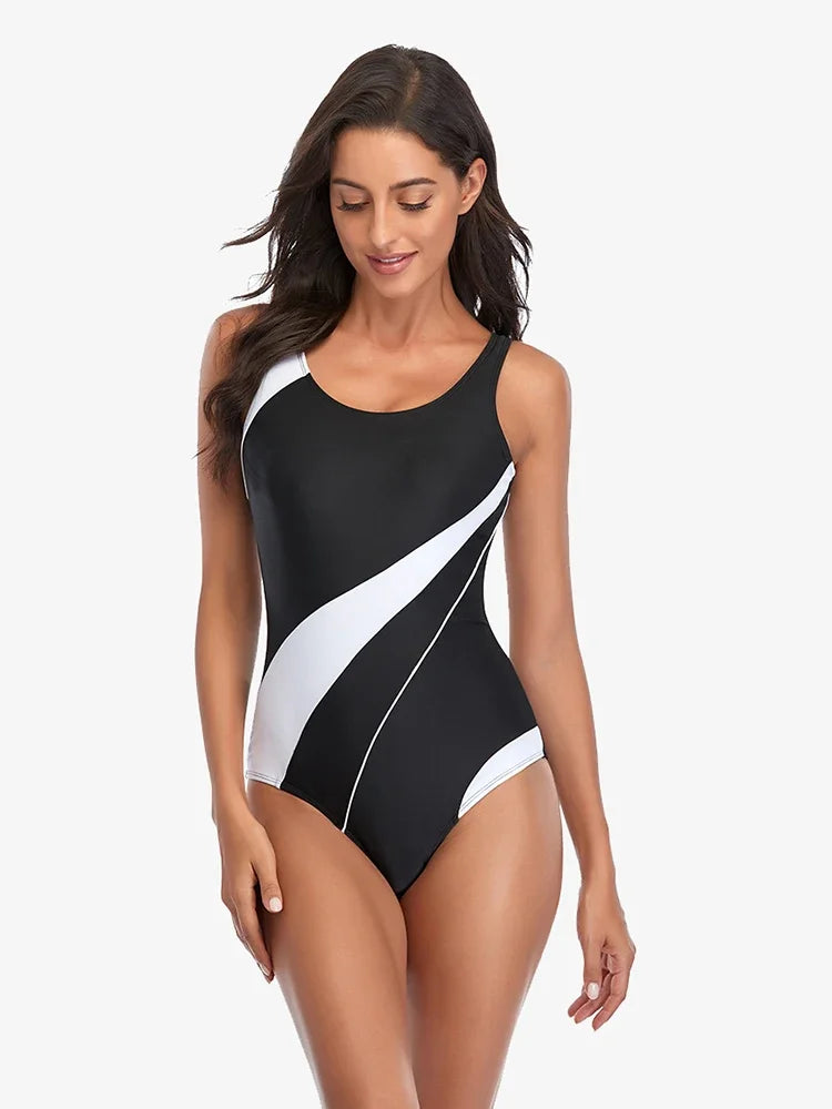 Riseado Racerback Swimwear Women Athletic One Piece Swimsuit Woman's Bodysuit Bathing Suit Competitive Beachwear