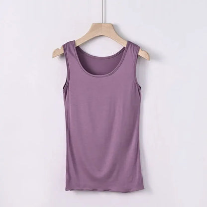 Plus size 6XL summer women's Tank Tops Loose Modal camis Tshirt bottoming sleeveless tee tops Sollid color Vest all match