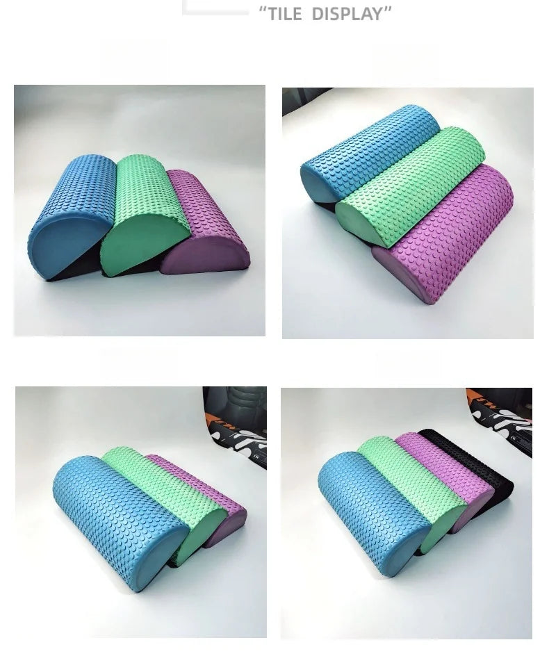 15/33cm Fitness Foam Roller Yoga Massage Roller EPP Pilates Foam Body Muscle Massage Roller Therapy Exercises Gym Home Exercise