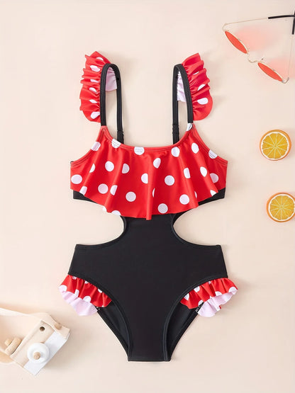 Kids Girl Swimsuit Toddler Girls' One-Piece Bikini Swimwear 3D Fish Scale Baby Suspenders Mermaid Clothes Princess Swimming Suit