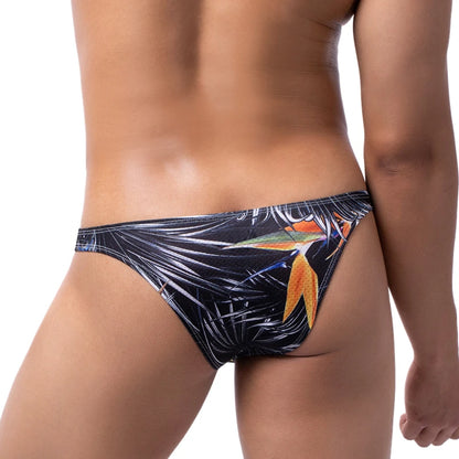 Men's Print Breathable Swim Briefs Men Bikini Brief Bathers different color Designs to choose from Beach and Pool