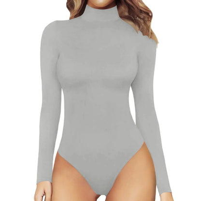 Women's Body Suit Long Sleeve Bathers Animal Patterns Tight Bodysuit Leopard bodysuit