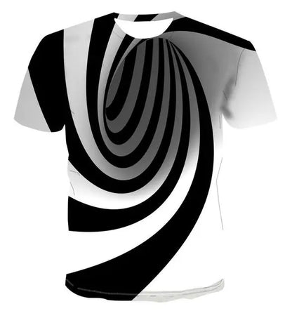 Men's 3d T-shirt Casual Short-sleeved O-neck Fashion Funny Printing T-shirt Men and Women T-shirt High-quality