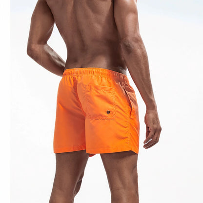 Men's Swim Shorts Swim Trunks Quick Dry Board Shorts Bathing Suit Breathable Drawstring With Pockets for Surfing Beach Summer