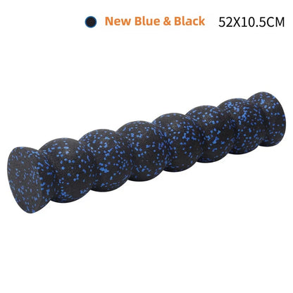 Yoga Foam Roller Wavy-shape EPP Fitness Massage Roller for Trigger Point Therapy Myofascial Release Neck Back Leg Pain Relief