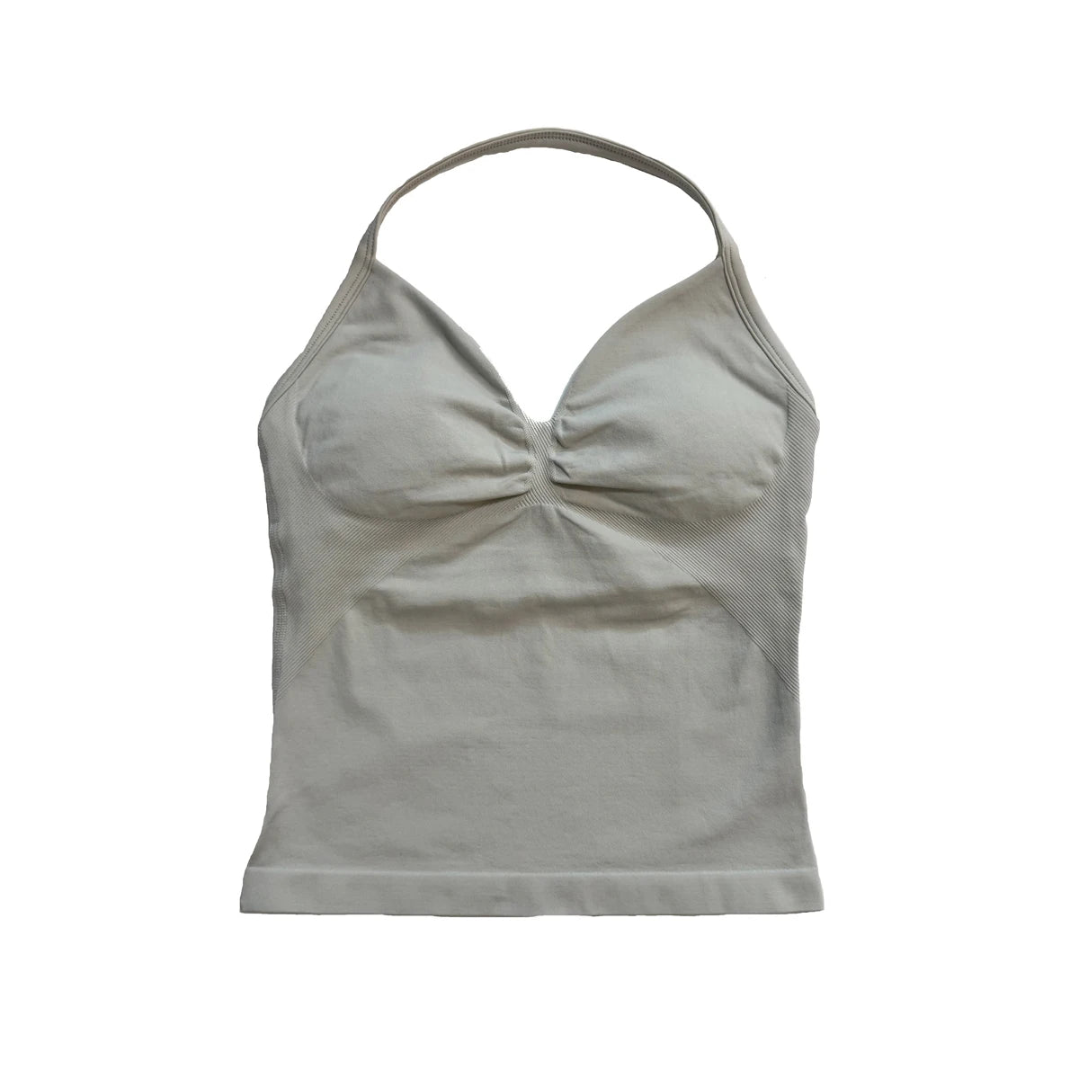 Longline Strappy Top for Women Halterneck Yoga Top Shirts Seamless Workout Gym Top Fitness Gym Clothing