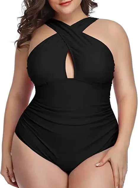 One-Piece Swimsuit for Women Size L-3XL Ladies Push Up Swimwear Swimming Suits Bathing Beachwear Bathers