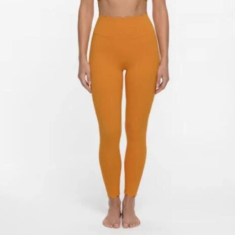 Laser Wave Plastic Elastic High Waist Tight Pants for Women, Speed Drying Fitness Running, Tight Bottom Pants XP172