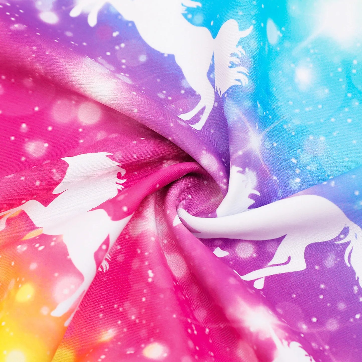 Kids 1-Piece Swimsuit For Girl's Quick Dry Long Sleeve Rash Guard Swimming Suit Pool/ Beach Girl's Swimwear Age 2 To 10 Years