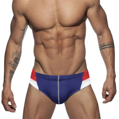 Men's Swimming Trunks Sports Bathing Briefs Close-fitting Quick-drying Beach Briefs Seaside Underwear