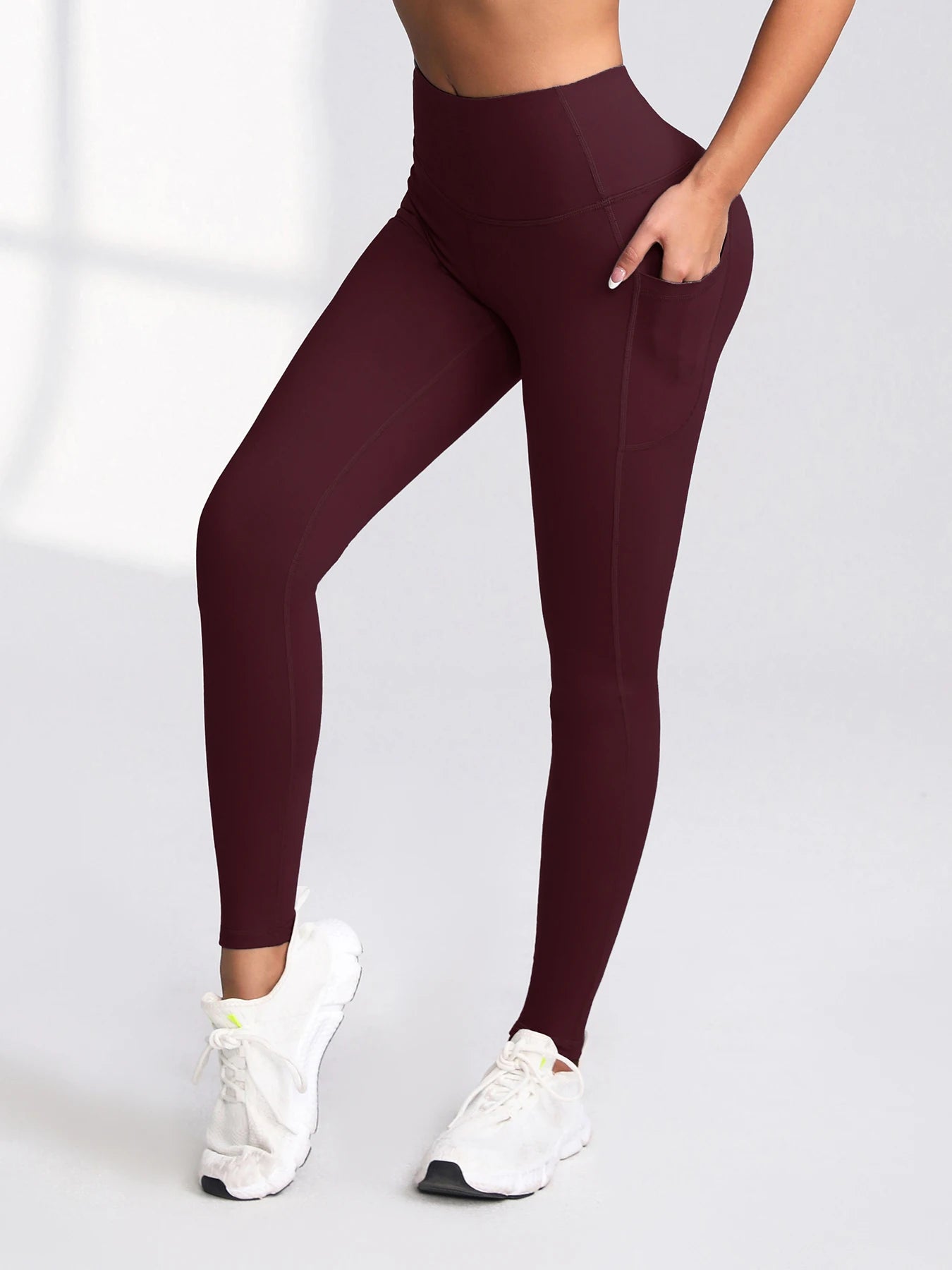 S-2XL Autumn Pockets Gym Leggings Women Push Up High Waist Running Outdoors Sports Leggings Women Activewear Stretch Pants