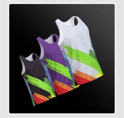 Adult Men Women Running Hiking Shirts Tight Gym Tank Top Fitness Marathon T-shirts Sport Exercise Basketball Vest Clothes