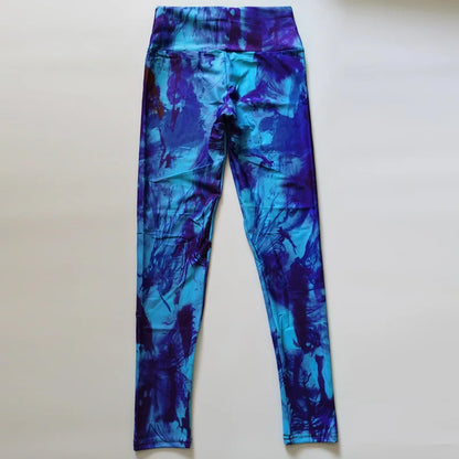 Women Tie-Dye Gym Leggings Seamless Push Up Pants Sports Fitness High Waist Workout Yoga Leggings Gym for Women