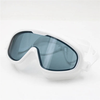 Big frame Professional Swimming Waterproof soft silicone glasses swim Eyewear Anti-Fog UV men women goggles for men women