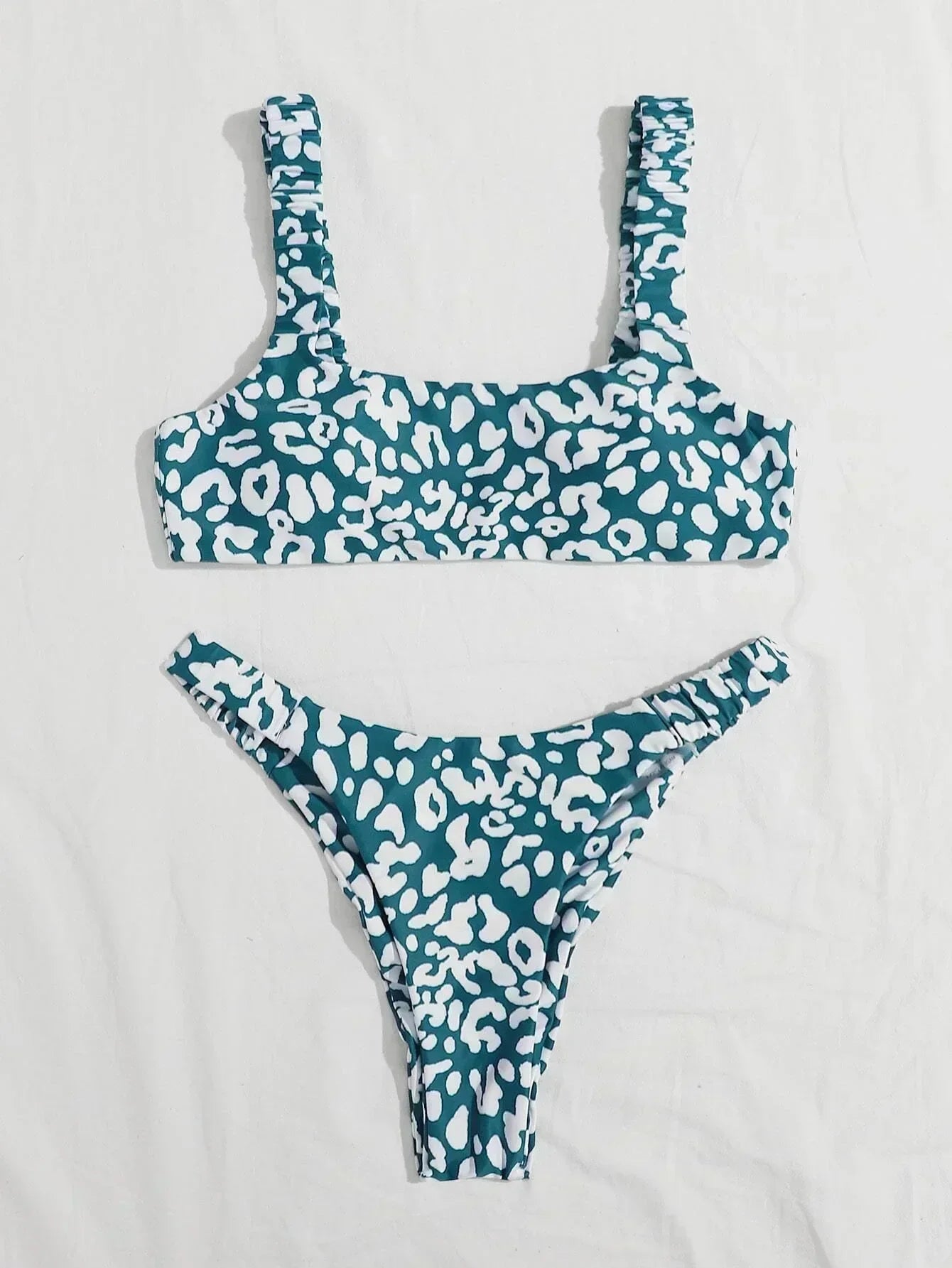 micro bikini women orange leopard print push up padded thong swimsuit female cut out bathing suit swimwear biquini