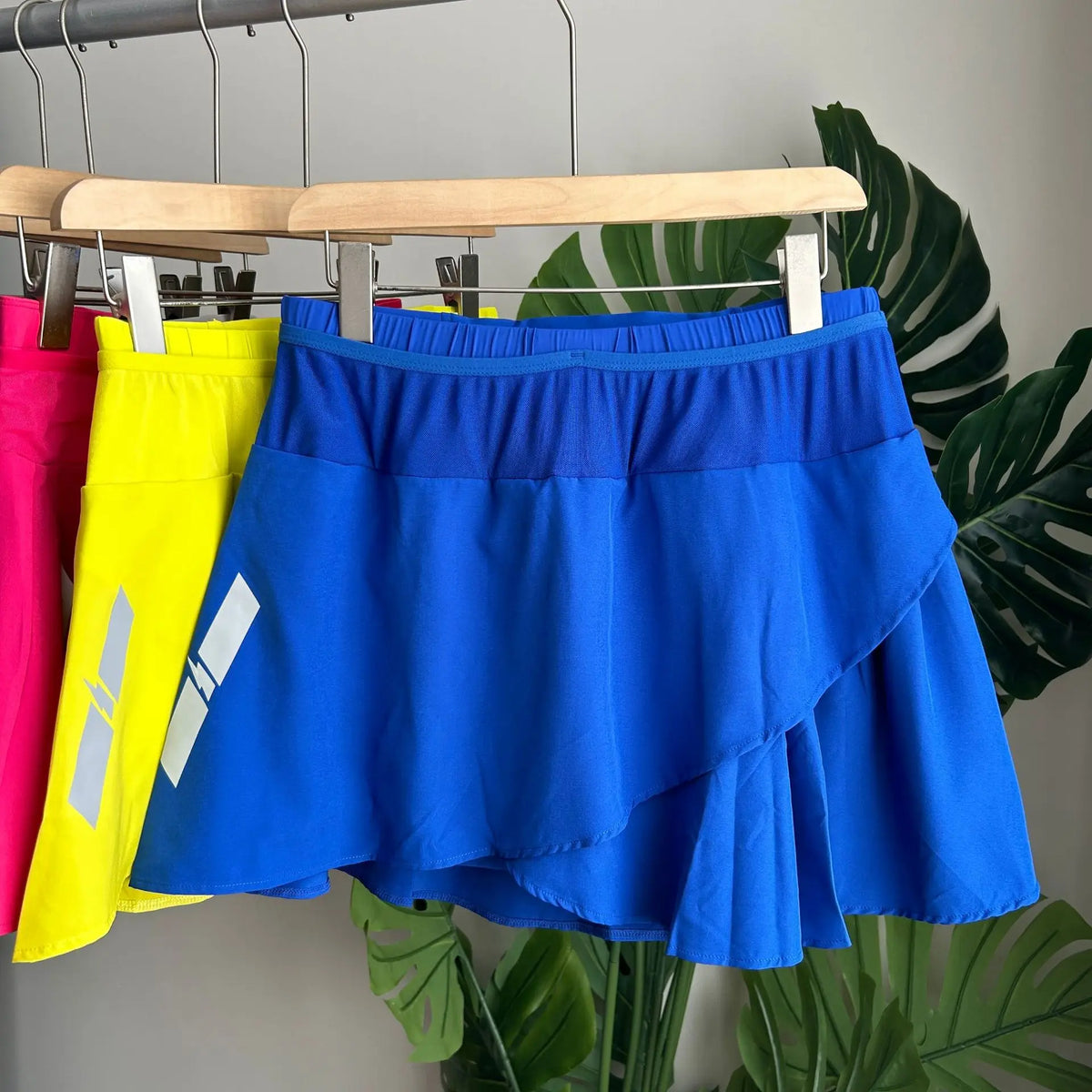 6-Pocket Women Tennis Sports Skort Quick Dry Running Skirt with Mesh Pouch & Built-in Shorts for Yoga Exercise Training Workout