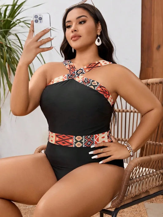 L-4XL Plus Size High Waist Bikini Women's Push Up Large Size Swimsuit Summer Big Size ,Tummy Control Swimwear Bikini Sets