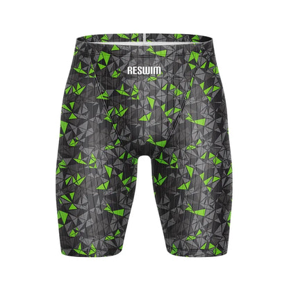 Summer Men's Beach Swimming Trunks Pro Swim Jammer Endurance Athletic Training Swimsuit Shorts Swimwear Jammer Tights Surf Pants