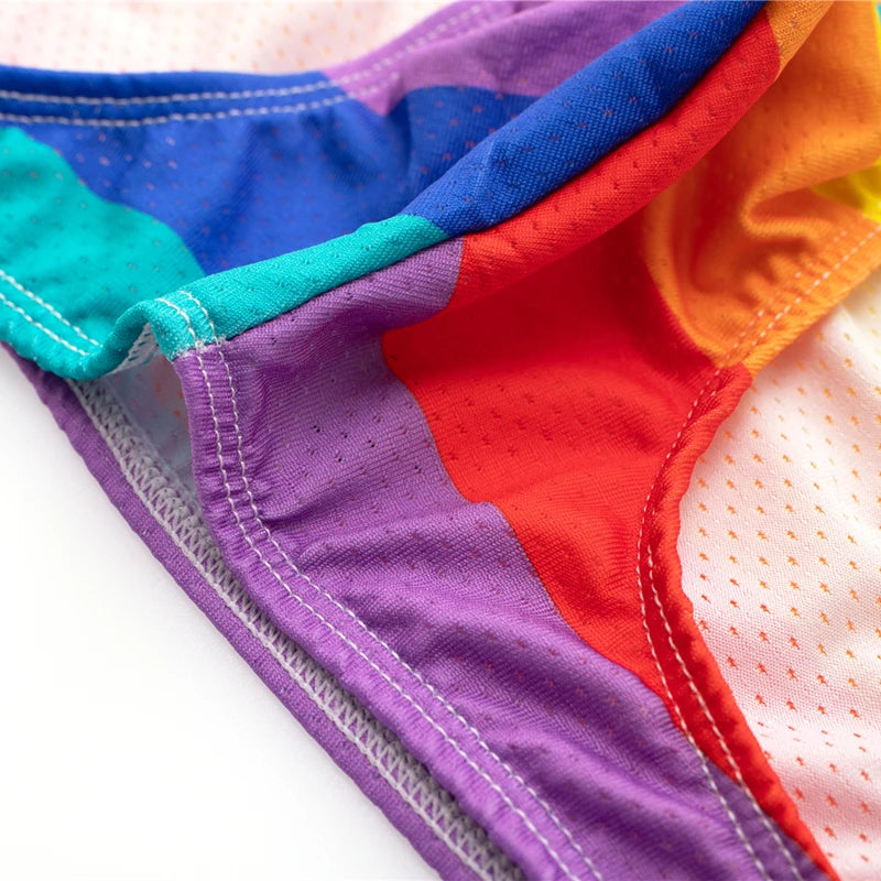 Men's Print Breathable Swim Briefs Men Bikini Brief Bathers different color Designs to choose from Beach and Pool