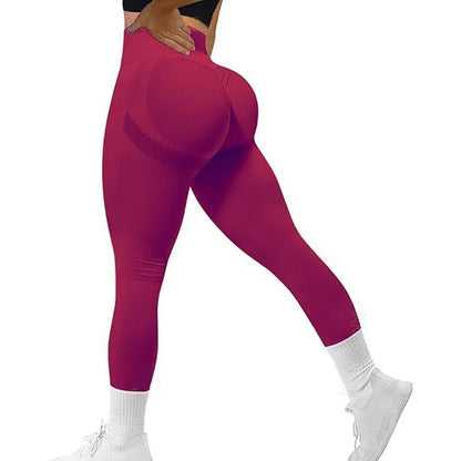 Yoga Leggings High Waist Butt Lifting Gym Leggings Scrunch Butt Lifting Leggings Seamless Workout Booty