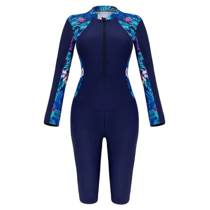 High Waist Rash Guard Swimsuit Women Summer Bathing Suit Swimwear Women Beach Swimming Suit For Female
