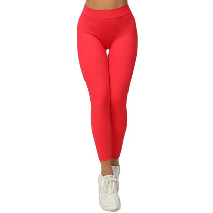 Nylon Gym Women's Pants Yoga Leggings Summer Outdoor Sports Indoor Fitness Sportswear Womens Clothing V-shaped Hip