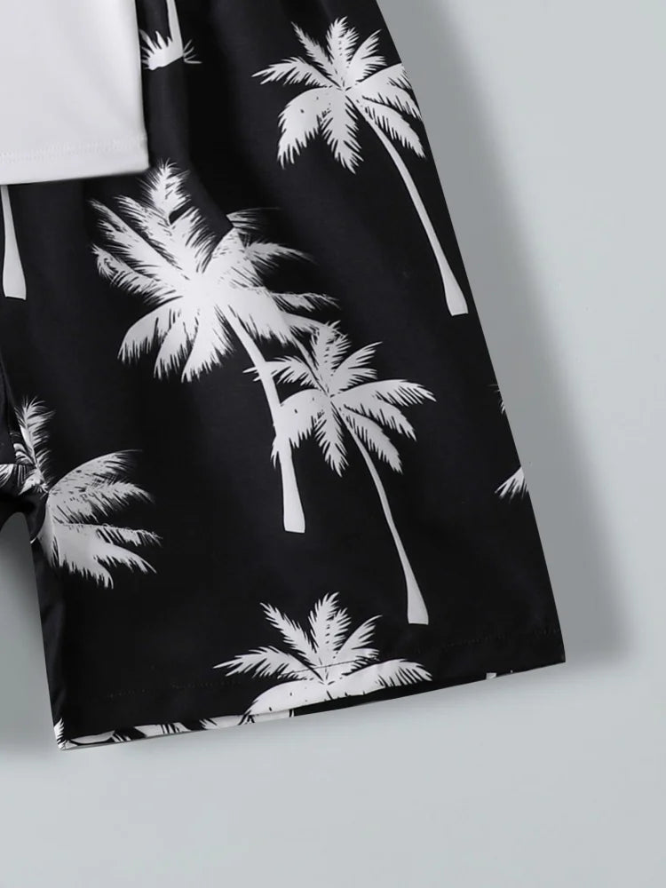 Boys' Two-Piece Swim Set with Shorts