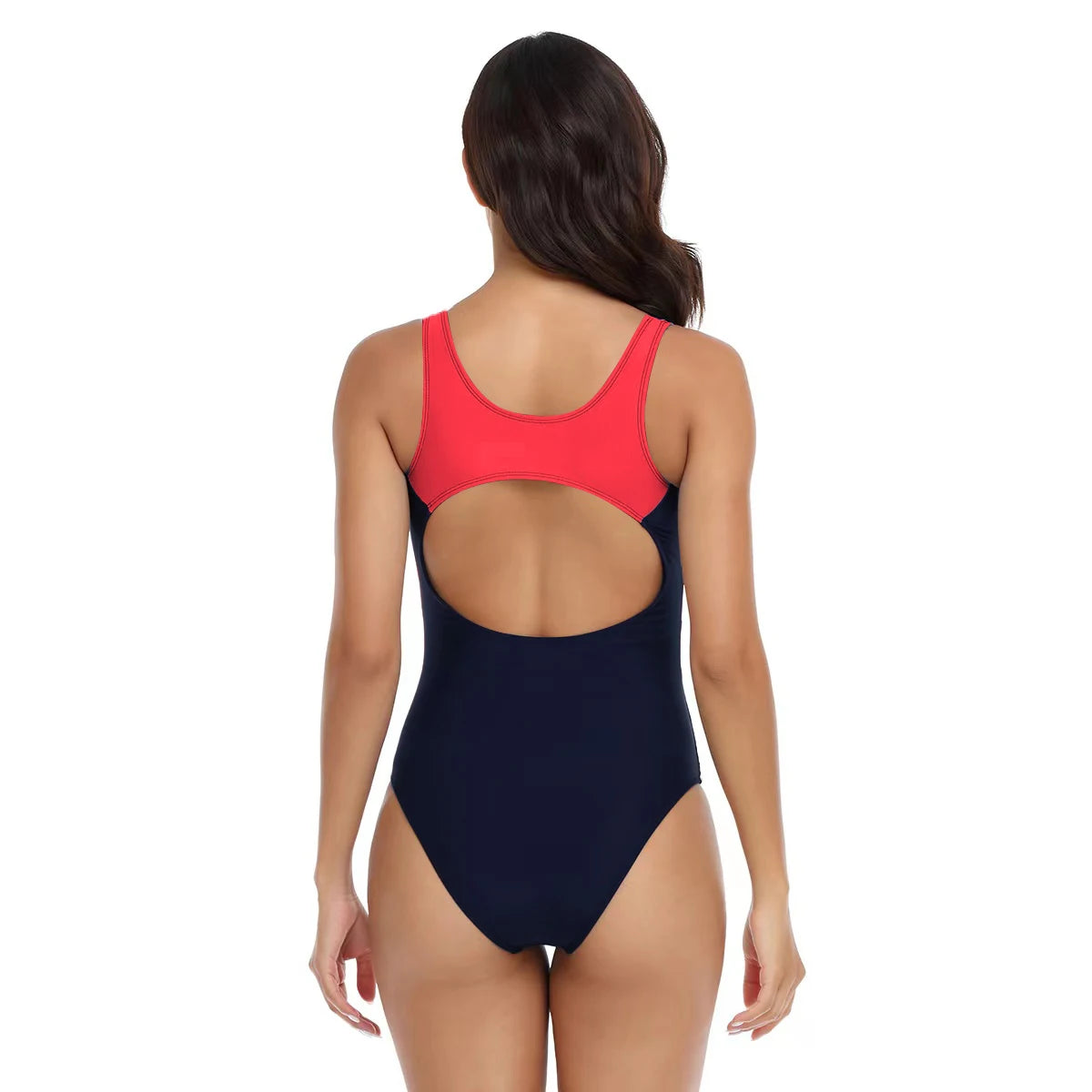 Sports One Piece Swimsuit Women Swimwear Professional Sport Bathing Suit Surfing Swimsuits Swimming Suit Backless Bikini