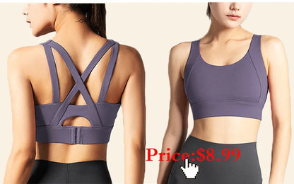 Aiithuug Waist Yoga Short Sleeve Crisscross Waist Breathable Gym Shirts Sports Tops Workout Fitness Crop Top Yoga Top
