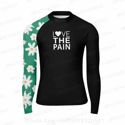 Men Long Sleeve Surfing Rash Guard Summer Surf Clothes T-shirt Swimwear Swim Beach Uv Swimming Diving Suit Rashguard Camiseta