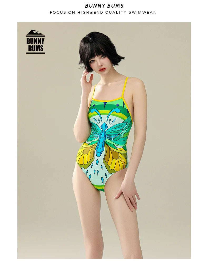 One-piece Racing Swimsuit Women Triangle Professional Training Swimming Pool Advanced Feeling Spa Swimwear