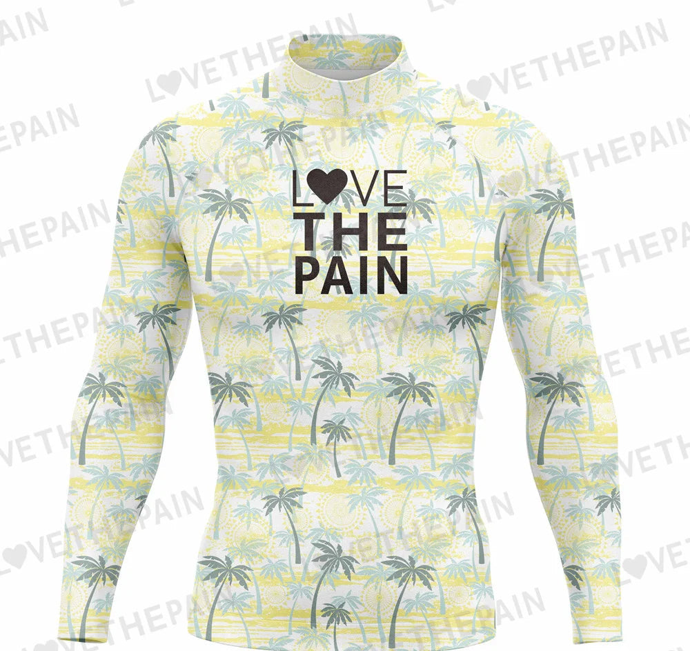 Men's Rash Guards Surfing Diving Suit Swimwear Long Sleeve T-shirt UV Protection Swimsuit Swimming Surf Tight Shirts Gym Clothes