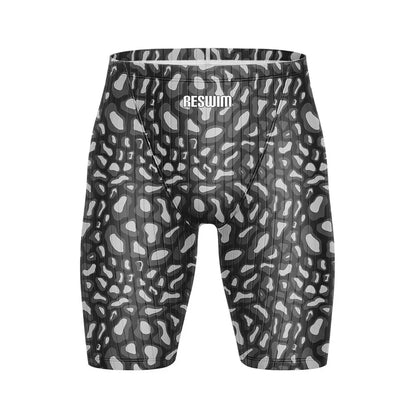 Summer Men's Beach Swimming Trunks Pro Swim Jammer Endurance Athletic Training Swimsuit Shorts Swimwear Jammer Tights Surf Pants