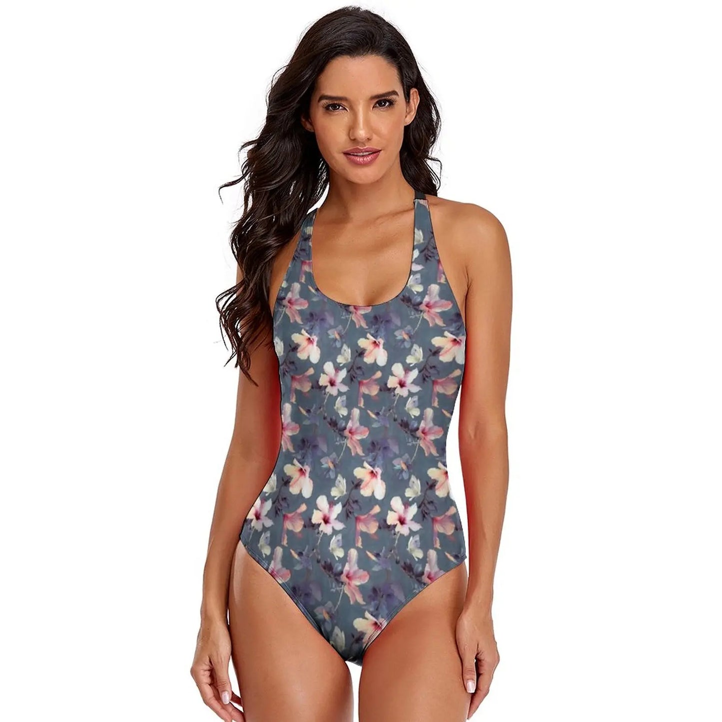Floral Swimsuit Simple Swim Swimwear Women Wholesale 1 Piece Bathing Suit