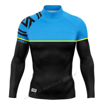 Mens Swimming Rashguard  Long Sleeve Surfing Shirts Swimwear Uv Sun Protection Clothing Surf Beach Upf 50+ Shirt Diving Apparel