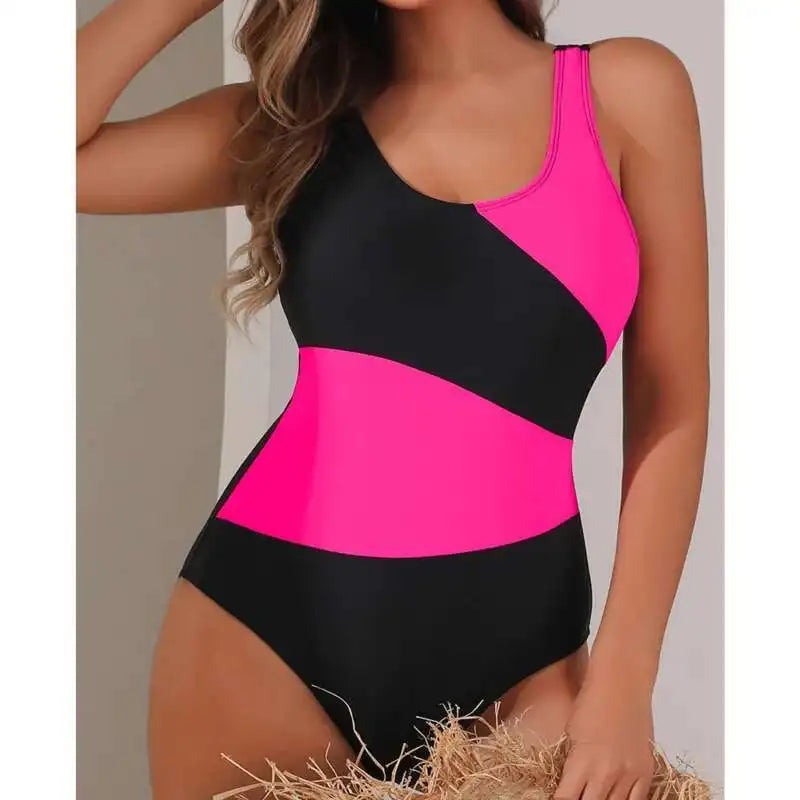 Swimsuits Closed Women's One-Piece Swimwear Push Up Swim Wear Bodysuit Bathing Suits Beachwear Pool Bather