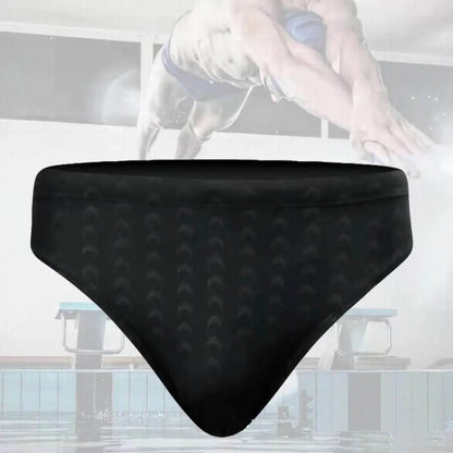 Shark Skin Pattern Swimming Briefs Men beach pool bathing Swimwear Training Swimwear