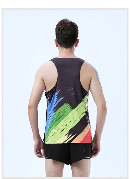 Adult Men Women Running Hiking Shirts Tight Gym Tank Top Fitness Marathon T-shirts Sport Exercise Basketball Vest Clothes