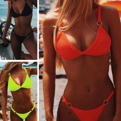 Women Swimsuit Swimwear Female Bikini Set Push Up Thong Bather Bathing Suit Brazilian Swimming Suits Summer Beach