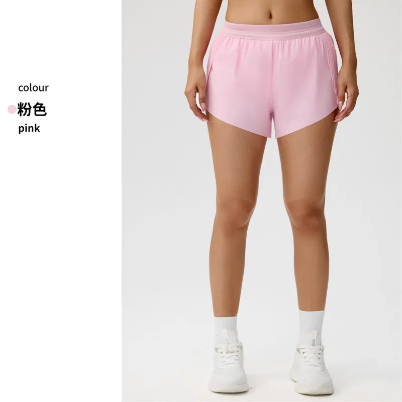 Sporty Yoga Short Skirt Running Casual Inner Lined Golf Tennis Skirt Sport Yoga Shorts Quick Dry 90% Nylon 10% Spandex Ladies