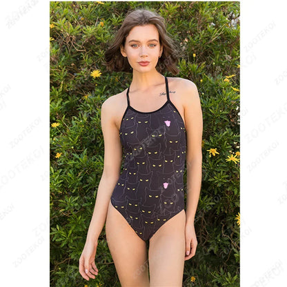 Women Swimsuit Monokini One-piece Comfortable Suit Swimwear Functional Training Swimsuit Open Water Swimming Clothing