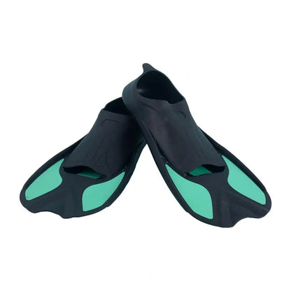 Diving Fins Swimming Training Fins Professional Snorkeling Flippers Short Blade Flippers Leg Strength Building Swimming Flippers