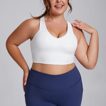Yoga Set Women Plus Size Workout Outfit Curvy Women Sports Bra Gym Leggings Super Stretch Fitness Suit 3XL Women Activewear Sets