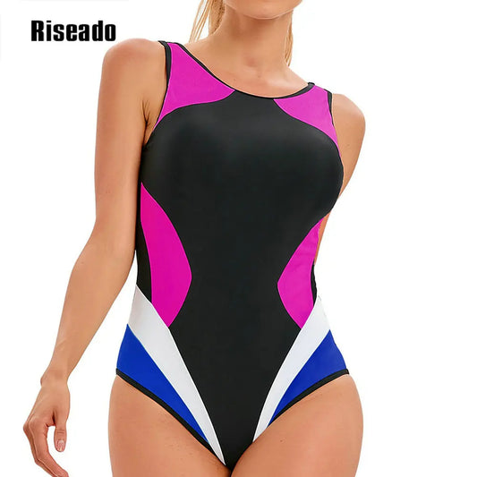 Athletic One Piece Swimsuit  U Back Swimwear for Training, Sports, and Fitness