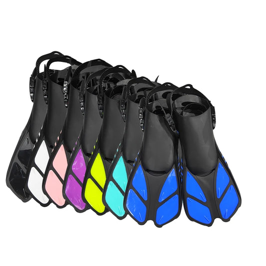 Frog Shoes Adult  Fins with Adjustable Buckles Open Heels Designed for Snorkeling Scuba  Diving